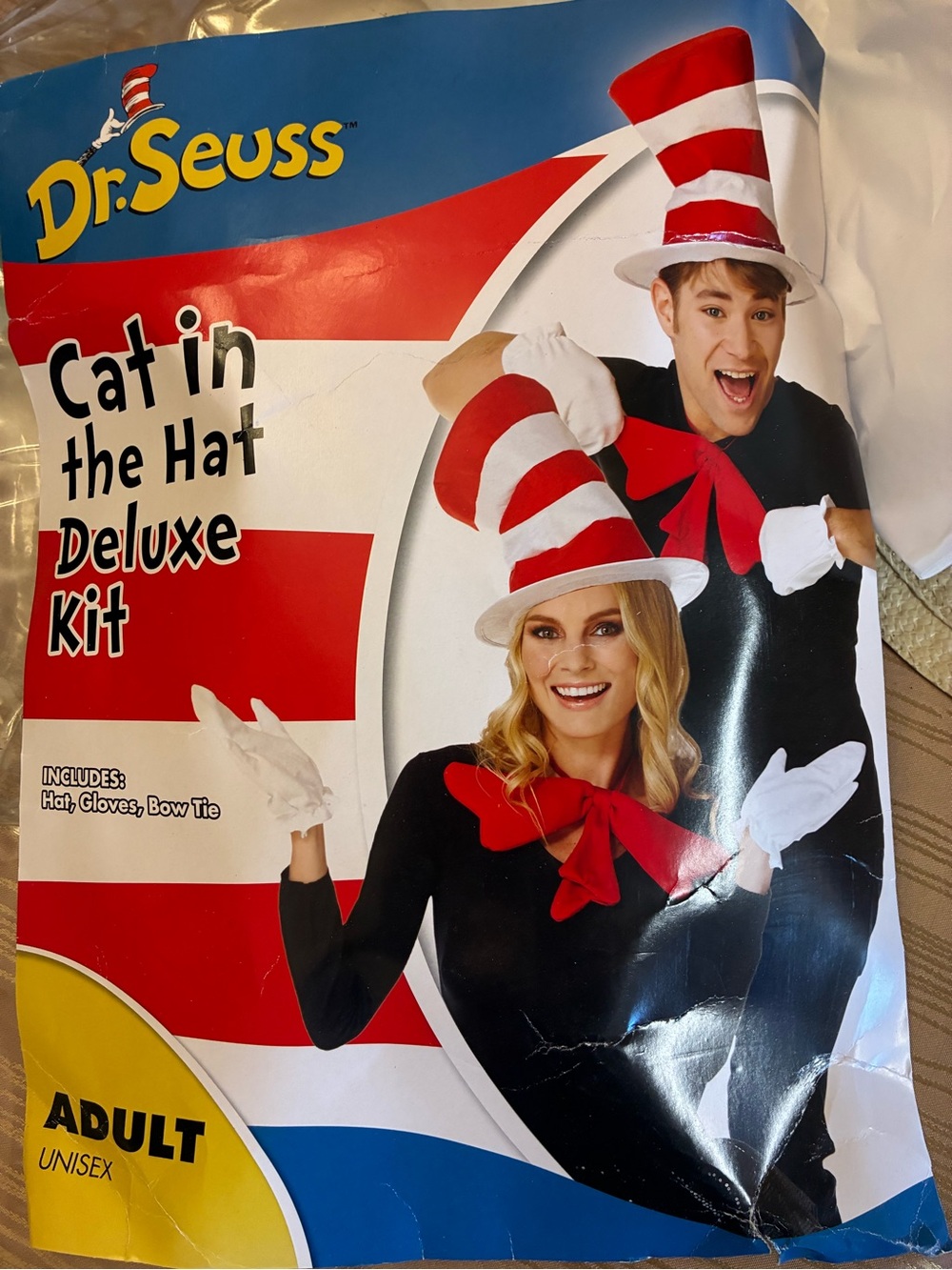 Cat in the Hat Costume Set - Picture 2 of 7